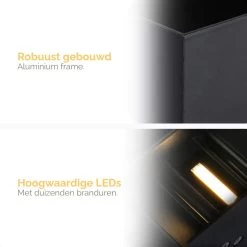 Goliving Buitenlamp Met Bewegingssensor – Wandlamp Zwart Binnen En Buiten – Kubuslamp Industrieel – Waterdichte LED-verlichting - Energiezuinig En Roestvrij 14 Goliving Buitenlamp Met Bewegingssensor – Wandlamp Zwart Binnen En Buiten – Kubuslamp Industrieel – Waterdichte LED-verlichting - Energiezuinig En Roestvrij -Philips Hue Winkel 1200x1200 2510