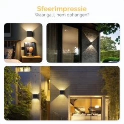 Goliving Buitenlamp Met Bewegingssensor – Wandlamp Zwart Binnen En Buiten – Kubuslamp Industrieel – Waterdichte LED-verlichting - Energiezuinig En Roestvrij 16 Goliving Buitenlamp Met Bewegingssensor – Wandlamp Zwart Binnen En Buiten – Kubuslamp Industrieel – Waterdichte LED-verlichting - Energiezuinig En Roestvrij -Philips Hue Winkel 1200x1200 2512