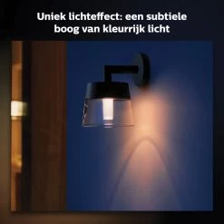 Philips Hue Attract Muurlamp - Wit En Gekleurd Licht - Zwart -Philips Hue Winkel 1200x1200 2522