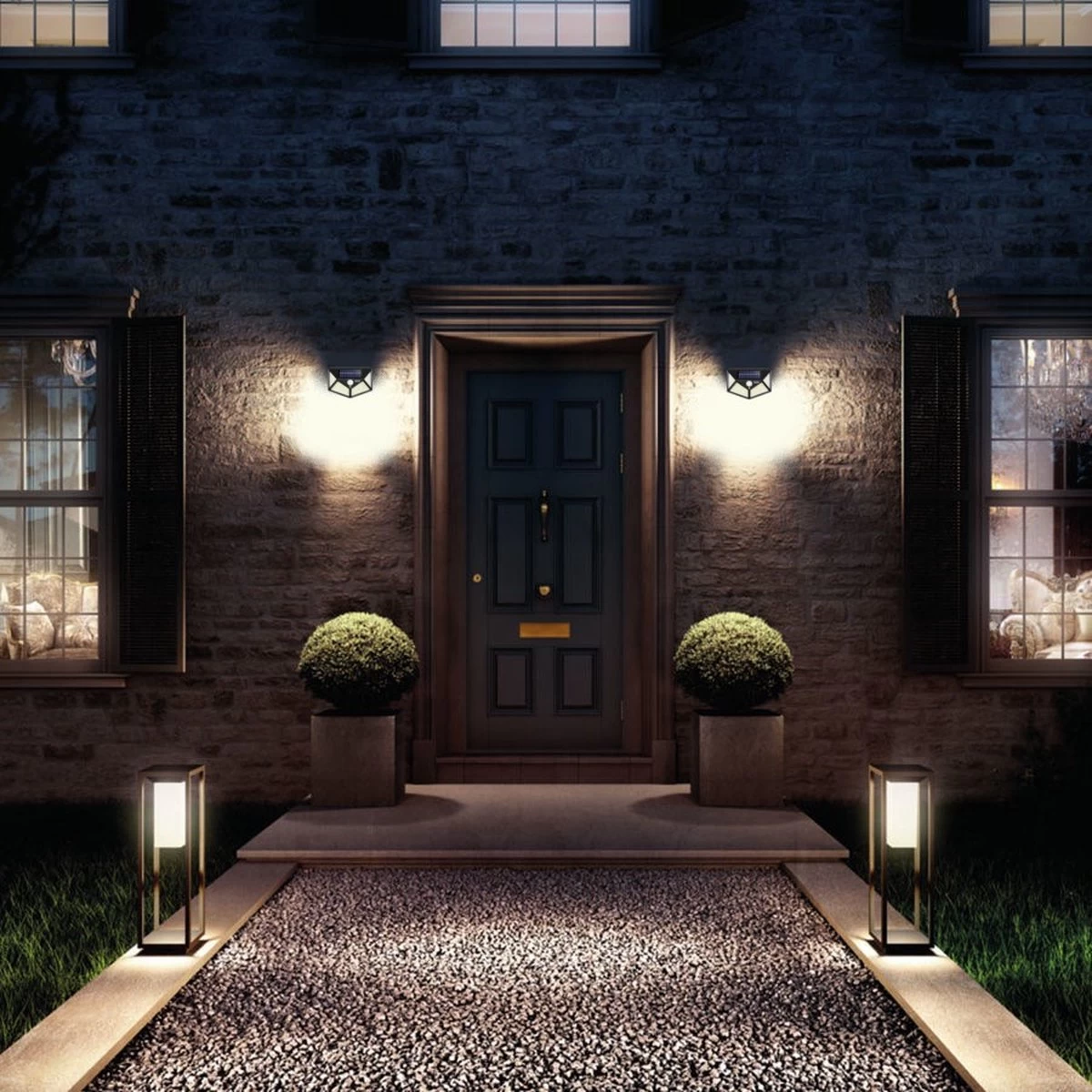 Buitenlamp Met Bewegingssensor Op Zonne Energie - Buitenverlichting Met Dag Nacht Sensor - Solar Wandlamp Buiten - 2 Stuks Van Zedar 11 Buitenlamp Met Bewegingssensor Op Zonne Energie - Buitenverlichting Met Dag Nacht Sensor - Solar Wandlamp Buiten - 2 Stuks Van Zedar - Afbeelding 9