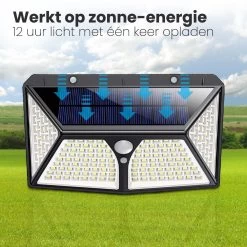 Auronic Buitenlamp - Zonne-energie - Bewegingssensor - 180 LED's - Wandlamp - IP65 - Zwart 14 Auronic Buitenlamp - Zonne-energie - Bewegingssensor - 180 LED's - Wandlamp - IP65 - Zwart -Philips Hue Winkel 1200x1200 2545