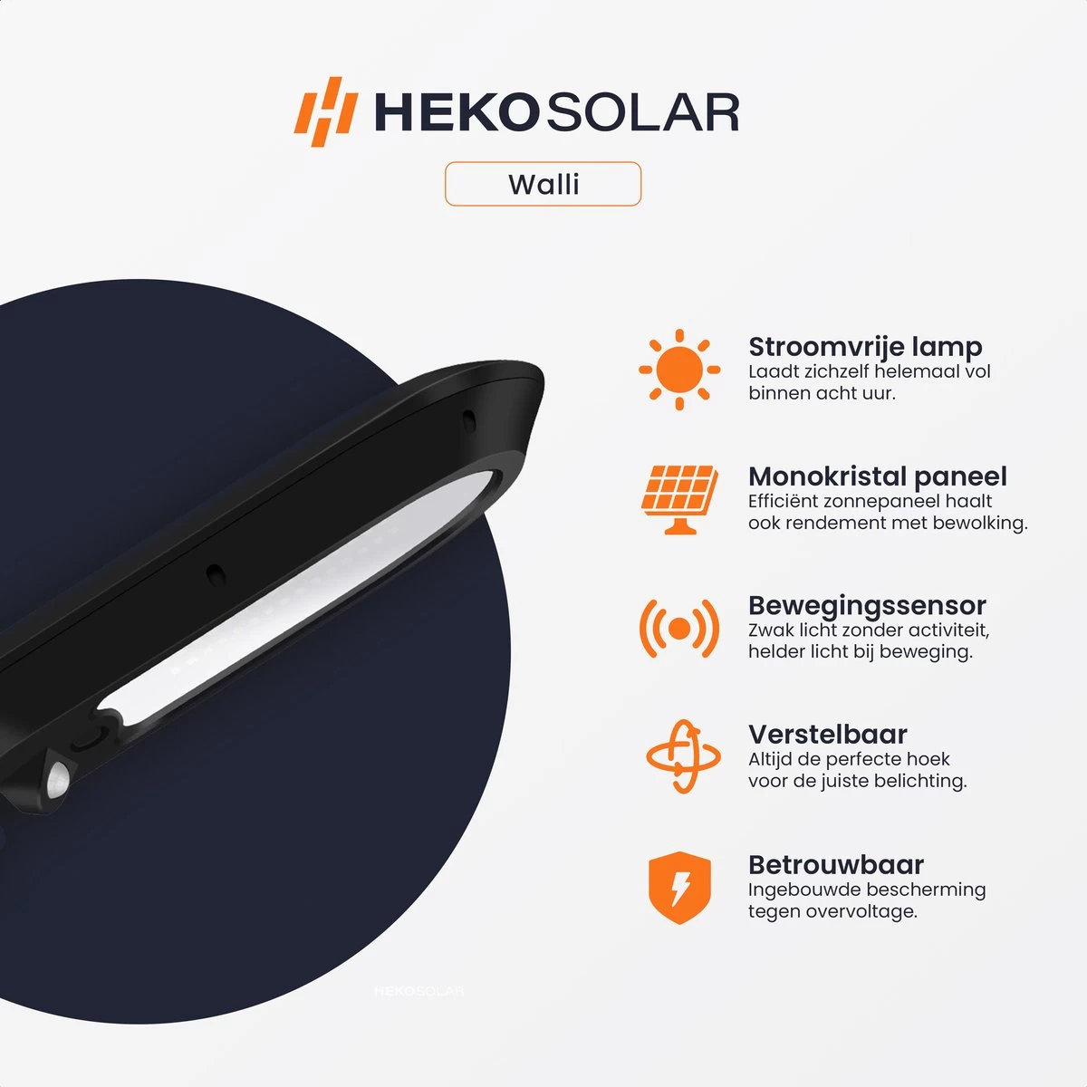 HEKO Solar® Tuinverlichting Walli - 2 Stuks - Solar Tuinverlichting Op Zonneenergie - Buitenlamp Met Bewegingssensor - Solar Wandlamp Buiten - Dag Nacht Sensor - Schijnwerper - 32 LEDs - Warm Wit Licht - Met Schroeven 4 HEKO Solar® Tuinverlichting Walli - 2 Stuks - Solar Tuinverlichting Op Zonneenergie - Buitenlamp Met Bewegingssensor - Solar Wandlamp Buiten - Dag Nacht Sensor - Schijnwerper - 32 LEDs - Warm Wit Licht - Met Schroeven - Afbeelding 2