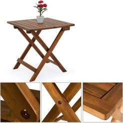 Merkloos EezyLife Houten Bijzettafel - 46x46x46cm - Acacia Hout - Tuintafel 16 Merkloos EezyLife Houten Bijzettafel - 46x46x46cm - Acacia Hout - Tuintafel -Philips Hue Winkel 1200x1200 26