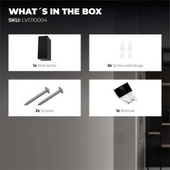 Ledvion Helene - Wandlamp Buiten - Zwart - Up Down Light - 2x GU10 Fitting - IP54 -Philips Hue Winkel 1200x1200 2636