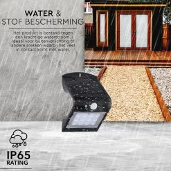 Proventa Solar LED Buitenlamp Met Bewegingssensor - Wandlamp Model Jerrel - Zwart -Philips Hue Winkel 1200x1200 2644