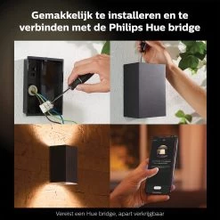 Philips Hue Resonate Outdoor Wandlamp Buiten Met Bewegingssensor - Incl. White And Color Ambiance - Muurlamp - Tuinverlichting LED Buiten - Buitenlamp - Zwart 23 Philips Hue Resonate Outdoor Wandlamp Buiten Met Bewegingssensor - Incl. White And Color Ambiance - Muurlamp - Tuinverlichting LED Buiten - Buitenlamp - Zwart -Philips Hue Winkel 1200x1200 2662