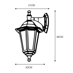 QAZQA New Haven - Klassieke Wandlamp Voor Buiten - 1 Lichts - D 212 Mm - Zwart - Buitenverlichting 29 QAZQA New Haven - Klassieke Wandlamp Voor Buiten - 1 Lichts - D 212 Mm - Zwart - Buitenverlichting -Philips Hue Winkel 1200x1200 2669