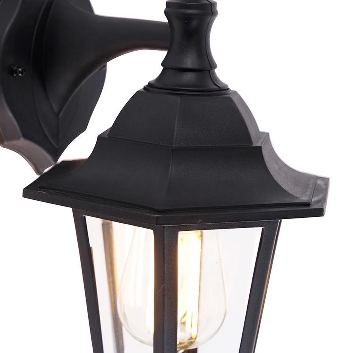QAZQA New Haven - Klassieke Wandlamp Voor Buiten - 1 Lichts - D 212 Mm - Zwart - Buitenverlichting 22 QAZQA New Haven - Klassieke Wandlamp Voor Buiten - 1 Lichts - D 212 Mm - Zwart - Buitenverlichting - Afbeelding 20
