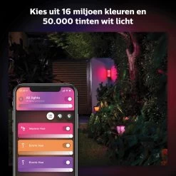 Philips Hue Impress Muurlamp - Wit En Gekleurd Licht - Zwart - Laagspanning 25 Philips Hue Impress Muurlamp - Wit En Gekleurd Licht - Zwart - Laagspanning -Philips Hue Winkel 1200x1200 2690