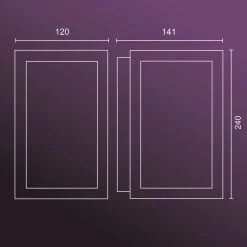 Philips Hue Impress Muurlamp - Wit En Gekleurd Licht - Zwart - Laagspanning 33 Philips Hue Impress Muurlamp - Wit En Gekleurd Licht - Zwart - Laagspanning -Philips Hue Winkel 1200x1200 2694