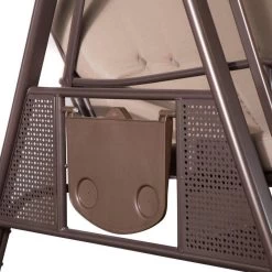 SORARA® Luxe Schommelbank Met Zonnescherm - Bruin - Zware Kwaliteit. 13 SORARA® Luxe Schommelbank Met Zonnescherm - Bruin - Zware Kwaliteit. -Philips Hue Winkel 1200x1200 270