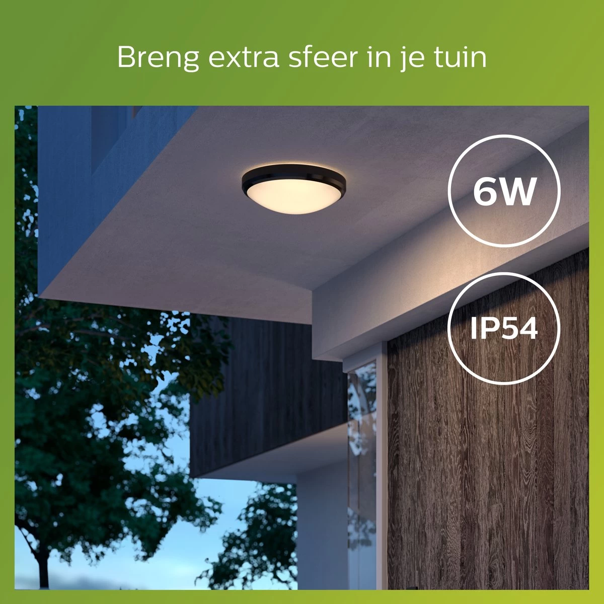 Philips Doris Ceiling - Zwart - IP54 6 Philips Doris Ceiling - Zwart - IP54 - Afbeelding 4