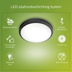 Philips Doris Ceiling - Zwart - IP54 13 Philips Doris Ceiling - Zwart - IP54 -Philips Hue Winkel 1200x1200 2716