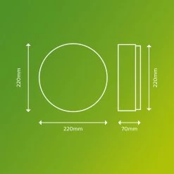 Philips Doris Ceiling - Zwart - IP54 14 Philips Doris Ceiling - Zwart - IP54 -Philips Hue Winkel 1200x1200 2717