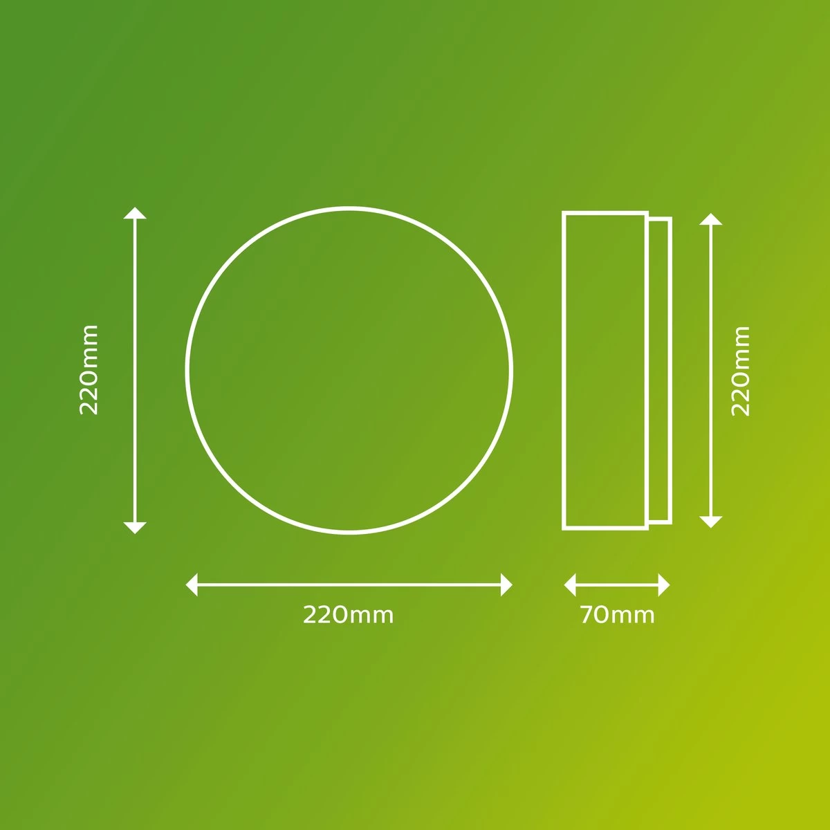 Philips Doris Ceiling - Zwart - IP54 8 Philips Doris Ceiling - Zwart - IP54 - Afbeelding 6