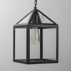 Lumière Hanglamp Buiten Deni Zwart - Landelijke Hanglamp - IP23 - Hanglamp - Hanglampen - Tuinverlichting - Buitenlamp - Inclusief Lichtbron - Calex Smart - 1 Lichts - L 210 Mm - -Philips Hue Winkel 1200x1200 2736