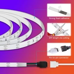 Prolight Profile LED Strip - RGB - 2M - Incl Afstandsbediening - IP44 -Philips Hue Winkel 1200x1200 2752