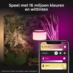 Philips Hue Calla Sokkellamp - Wit En Gekleurd Licht - Zwart - Laag - Laagspanning - Uitbreiding -Philips Hue Winkel 1200x1200 2771