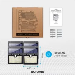 Auronic Solar Buitenlamp Met Bewegingssensor - 97 LED's - Wit Licht - Op Zonne-energie - IP65 Waterdicht - 4 Stuks 15 Auronic Solar Buitenlamp Met Bewegingssensor - 97 LED's - Wit Licht - Op Zonne-energie - IP65 Waterdicht - 4 Stuks -Philips Hue Winkel 1200x1200 2826