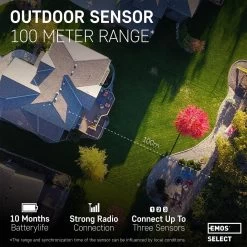 Draadloos Weerstation - Weerstation Binnen En Buiten - Weerstation Met Buitensensor, Incl. Touchscreen Kleurendisplay, DCF-ontvangstsignaal Klok - Binnen- En Buitentemperatuur, Barometer, Weersvoorspelling - Emos -Philips Hue Winkel 1200x1200 2844