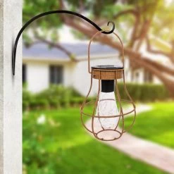 MaxxGarden Solarverlichting - Tafellamp En Wandlamp Met Sensor - Tuinverlichting Op Zonne-energie - Buiten - Roest Lantaarn Met Wandhaak - 12x15cm - Set Van 2 Stuks -Philips Hue Winkel 1200x1200 2851