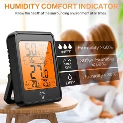 BOTC Digitale Thermo Hygrometer - Weerstation - Digitale Thermo Meter Binnen - Luchtvochtigheidsmeter - Zwart -Philips Hue Winkel 1200x1200 2866