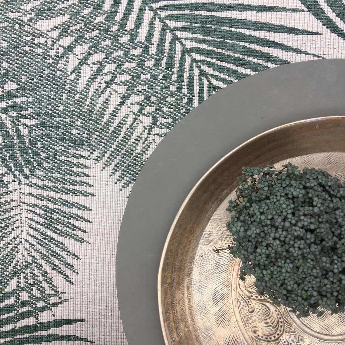 Buiten Vloerkleed Leaf - Groen - Dubbelzijdig - EVA Interior - Polypropyleen - 200 X 290 Cm - (L) 7 Buiten Vloerkleed Leaf - Groen - Dubbelzijdig - EVA Interior - Polypropyleen - 200 X 290 Cm - (L) - Afbeelding 5