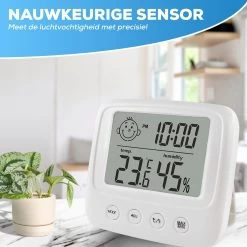 Infinite Goods Hygrometer - Weerstation - Luchtvochtigheidsmeter - Thermometer Voor Binnen - Vochtmeter - 2 In 1 - Incl. Batterij -Philips Hue Winkel 1200x1200 3012