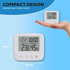 Infinite Goods Hygrometer - Weerstation - Luchtvochtigheidsmeter - Thermometer Voor Binnen - Vochtmeter - 2 In 1 - Incl. Batterij -Philips Hue Winkel 1200x1200 3013