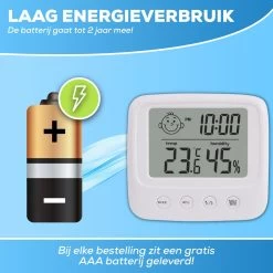 Infinite Goods Hygrometer - Weerstation - Luchtvochtigheidsmeter - Thermometer Voor Binnen - Vochtmeter - 2 In 1 - Incl. Batterij -Philips Hue Winkel 1200x1200 3015