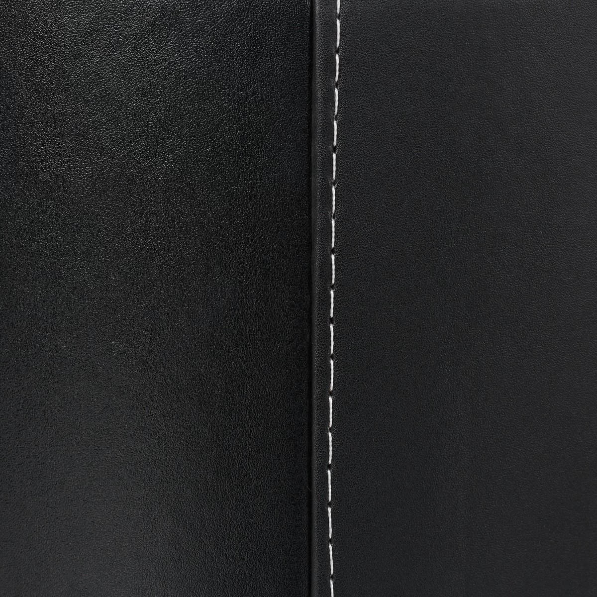 Relaxdays Houtmand Kunstleer - Haardhout Mand Zwart - Opbergmand - Haardmand - XL 8 Relaxdays Houtmand Kunstleer - Haardhout Mand Zwart - Opbergmand - Haardmand - XL - Afbeelding 6