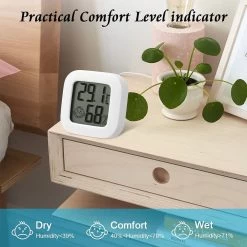CVD® Thermometer - Hygrometer - Digitale Weerstation - Luchtvochtigheidsmeter - Thermometer Voor Binnen - Incl. Batterij En Houder -Philips Hue Winkel 1200x1200 3034