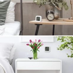 CVD® Thermometer - Hygrometer - Digitale Weerstation - Luchtvochtigheidsmeter - Thermometer Voor Binnen - Incl. Batterij En Houder -Philips Hue Winkel 1200x1200 3035