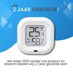 Infinite Goods Hygrometer Bluetooth - Weerstation - Luchtvochtigheidsmeter - Thermometer Voor Binnen - Vochtmeter - Gratis App - Incl. Batterij -Philips Hue Winkel 1200x1200 3047