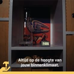 Tool Meister TM1 – Hygrometer & Thermometer - Binnen/Buiten/Koelkast – Digitaal - Zwart - Incl Batterijen 21 Tool Meister TM1 – Hygrometer & Thermometer - Binnen/Buiten/Koelkast – Digitaal - Zwart - Incl Batterijen -Philips Hue Winkel 1200x1200 3050