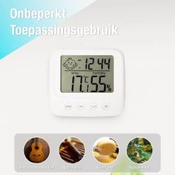 Thermometer En Hygrometer Met Batterijen - Digitale Luchtvochtigheidsmeter - Thermometer Binnen - 2 In 1 -Philips Hue Winkel 1200x1200 3058