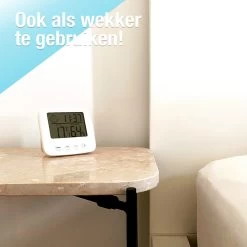 Thermometer En Hygrometer Met Batterijen - Digitale Luchtvochtigheidsmeter - Thermometer Binnen - 2 In 1 -Philips Hue Winkel 1200x1200 3059
