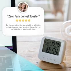 Thermometer En Hygrometer Met Batterijen - Digitale Luchtvochtigheidsmeter - Thermometer Binnen - 2 In 1 -Philips Hue Winkel 1200x1200 3063