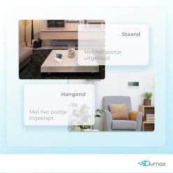 Qumax Digitale Hygrometer - Thermometer Voor Binnen - Luchtvochtigheidsmeter Met Halfjaar Accu - Wit -Philips Hue Winkel 1200x1200 3079