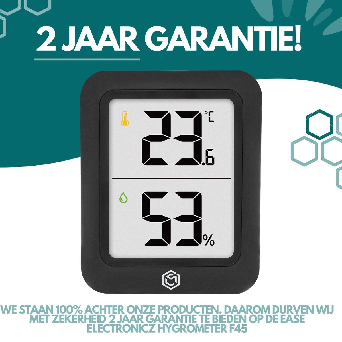 Ease Electronicz Hygrometer Min/Max - Luchtvochtigheidsmeter - Digitaal Weerstation - Vochtigheidsmeter - Thermometer Voor Binnen 10 Ease Electronicz Hygrometer Min/Max - Luchtvochtigheidsmeter - Digitaal Weerstation - Vochtigheidsmeter - Thermometer Voor Binnen - Afbeelding 8