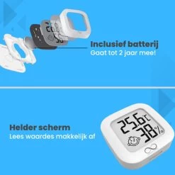 Infinite Goods Hygrometer - Digitale Weerstation - Luchtvochtigheidsmeter - Thermometer Voor Binnen - Vochtmeter - Incl. Batterij En Plakstrip -Philips Hue Winkel 1200x1200 3113
