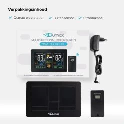 Qumax Weerstation Binnen En Buiten - Draadloos Weerstation Met Buitensensor Tot 60 Meter Bereik - Waterdicht 18 Qumax Weerstation Binnen En Buiten - Draadloos Weerstation Met Buitensensor Tot 60 Meter Bereik - Waterdicht -Philips Hue Winkel 1200x1200 3126