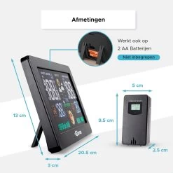 Qumax Weerstation Binnen En Buiten - Draadloos Weerstation Met Buitensensor Tot 60 Meter Bereik - Waterdicht 19 Qumax Weerstation Binnen En Buiten - Draadloos Weerstation Met Buitensensor Tot 60 Meter Bereik - Waterdicht -Philips Hue Winkel 1200x1200 3127