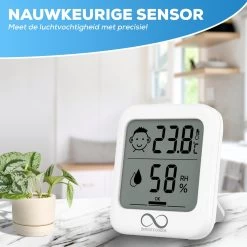 Infinite Goods Hygrometer - Digitale Weerstation - Luchtvochtigheidsmeter - Thermometer Voor Binnen - Vochtmeter - Magneten/Ophangoog - Incl. Batterij -Philips Hue Winkel 1200x1200 3137