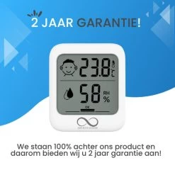 Infinite Goods Hygrometer - Digitale Weerstation - Luchtvochtigheidsmeter - Thermometer Voor Binnen - Vochtmeter - Magneten/Ophangoog - Incl. Batterij -Philips Hue Winkel 1200x1200 3140