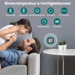 Ease Electronicz Hygrometer - Weerstation - Luchtvochtigheidsmeter - Thermometer Voor Binnen - Incl. Batterij En Plakstrip 15 Ease Electronicz Hygrometer - Weerstation - Luchtvochtigheidsmeter - Thermometer Voor Binnen - Incl. Batterij En Plakstrip -Philips Hue Winkel 1200x1200 3157