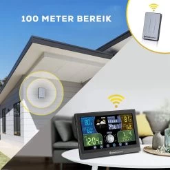 MostEssential Professionele Weerstation - Hygrometer Binnen – Weerstation Binnen En Buiten – Luchtvochtigheidsmeter - Temperatuurmeter Binnen & Buiten - Draadloos - 100M Bereik - PRO VERSIE -Philips Hue Winkel 1200x1200 3160