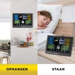 MostEssential Professionele Weerstation - Hygrometer Binnen – Weerstation Binnen En Buiten – Luchtvochtigheidsmeter - Temperatuurmeter Binnen & Buiten - Draadloos - 100M Bereik - PRO VERSIE -Philips Hue Winkel 1200x1200 3161