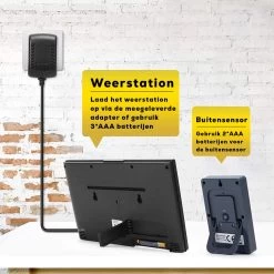 MostEssential Professionele Weerstation - Hygrometer Binnen – Weerstation Binnen En Buiten – Luchtvochtigheidsmeter - Temperatuurmeter Binnen & Buiten - Draadloos - 100M Bereik - PRO VERSIE -Philips Hue Winkel 1200x1200 3162