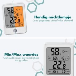 Ease Electronicz Hygrometer Min/Max - Luchtvochtigheidsmeter - Digitaal Weerstation - Vochtigheidsmeter - Thermometer Voor Binnen - Met Verlichting 14 Ease Electronicz Hygrometer Min/Max - Luchtvochtigheidsmeter - Digitaal Weerstation - Vochtigheidsmeter - Thermometer Voor Binnen - Met Verlichting -Philips Hue Winkel 1200x1200 3164